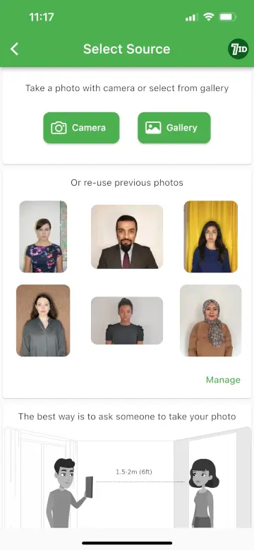 7ID App: Albania Visa Photo Maker