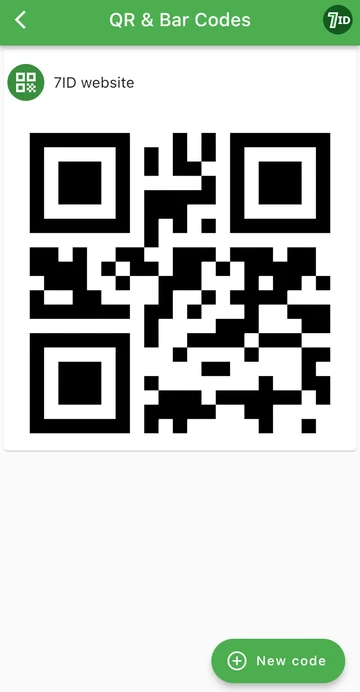 Приложение 7ID: сохраняйте QR-коды на своем телефоне